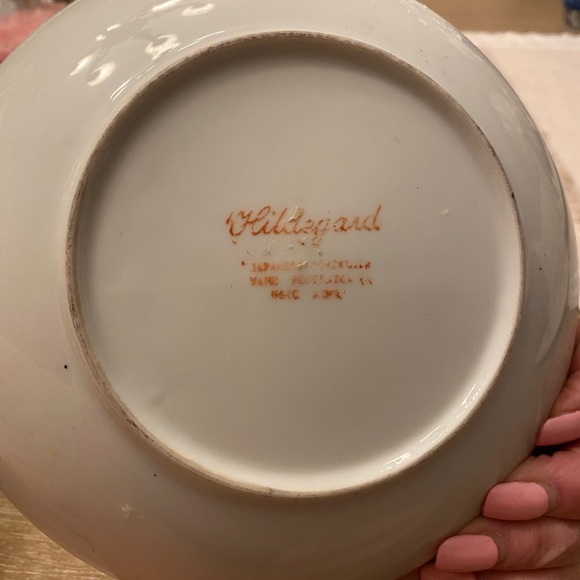 STUNNING 2 piece HILDEGARD JAPANESE PORCELAIN VASE & BOWL! Gorgeous!🌻🌻 - Picture 8 of 9